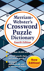 Merriam-Webster's Crossword Puzzle Dictionary, fourth Edition